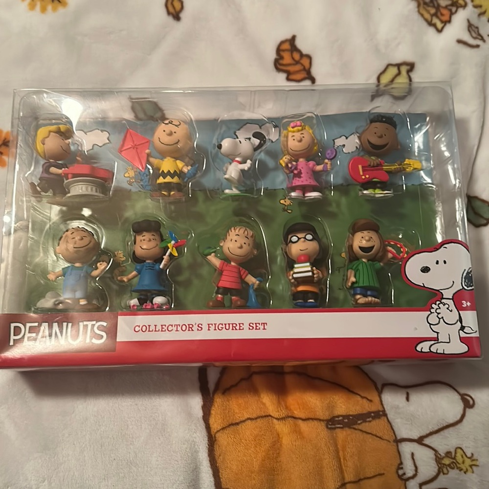 Peanuts collector’s figure set.